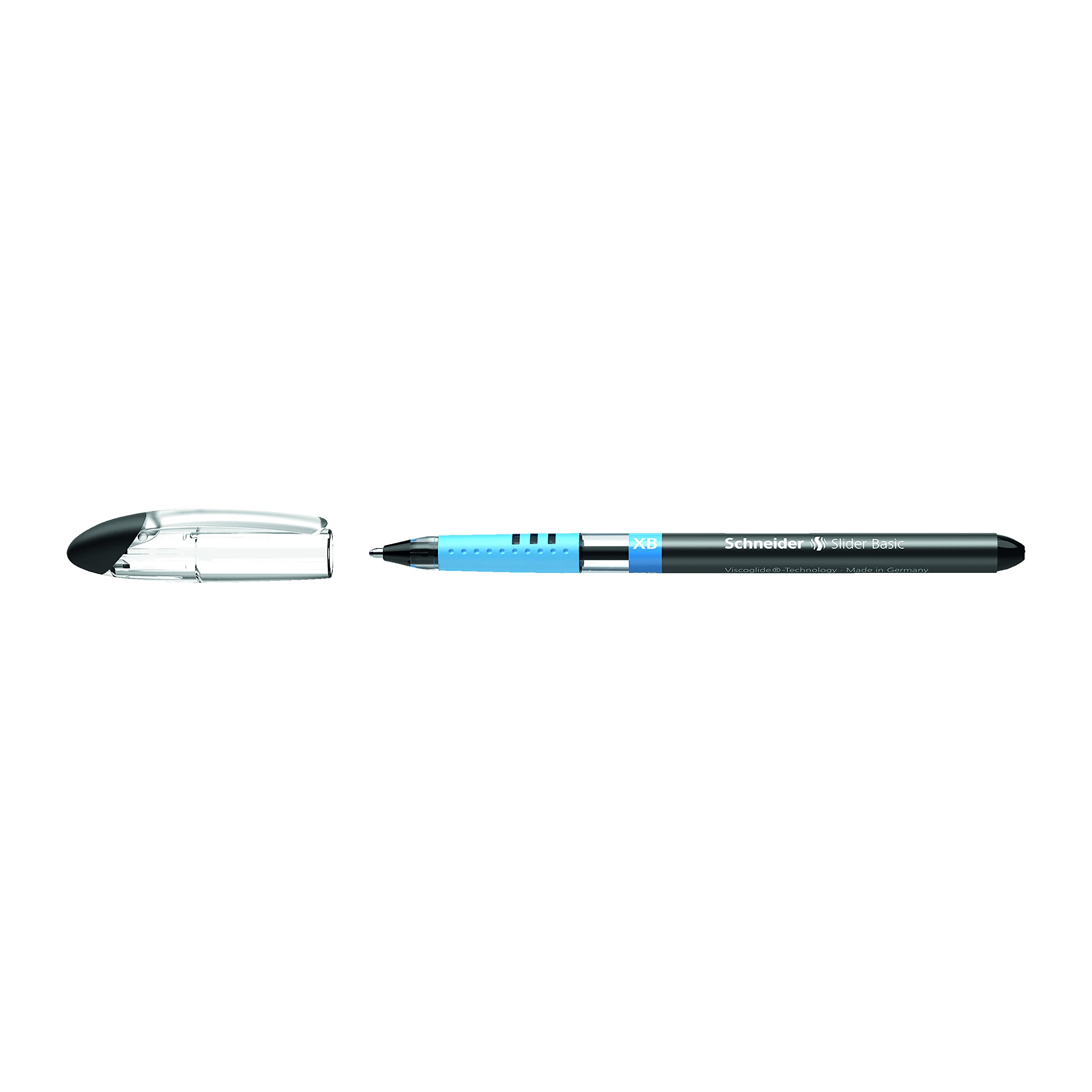 Schneider Slider Basic Ballpoint Pen, Stick, Extra-Bold 1.4 MM, Assorted Ink and Barrel Colors, 8/Pack
