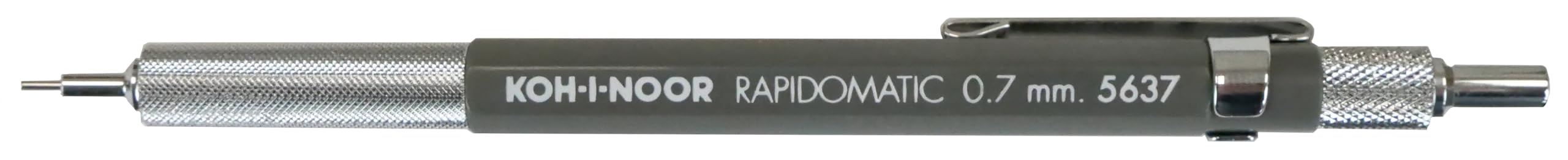 Koh-I-Noor Rapidomatic Mechanical Pencil, .7mm lead, Gray, 1 Each (5637)