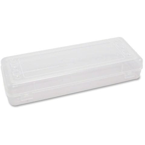 Advantus Innovative Storage Designs 67033 Stretch Art Box, Polypropylene, Snap Shut, Clear (AVT67033)