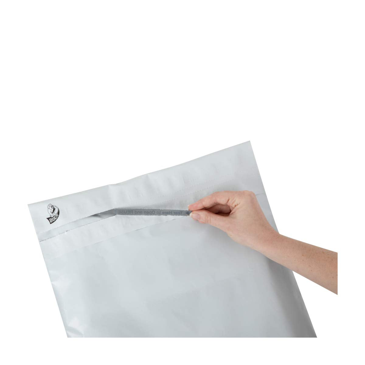 Duck Brand Flexible Mailers, 14.25 x 18.75, White, 5 Pack (284529)