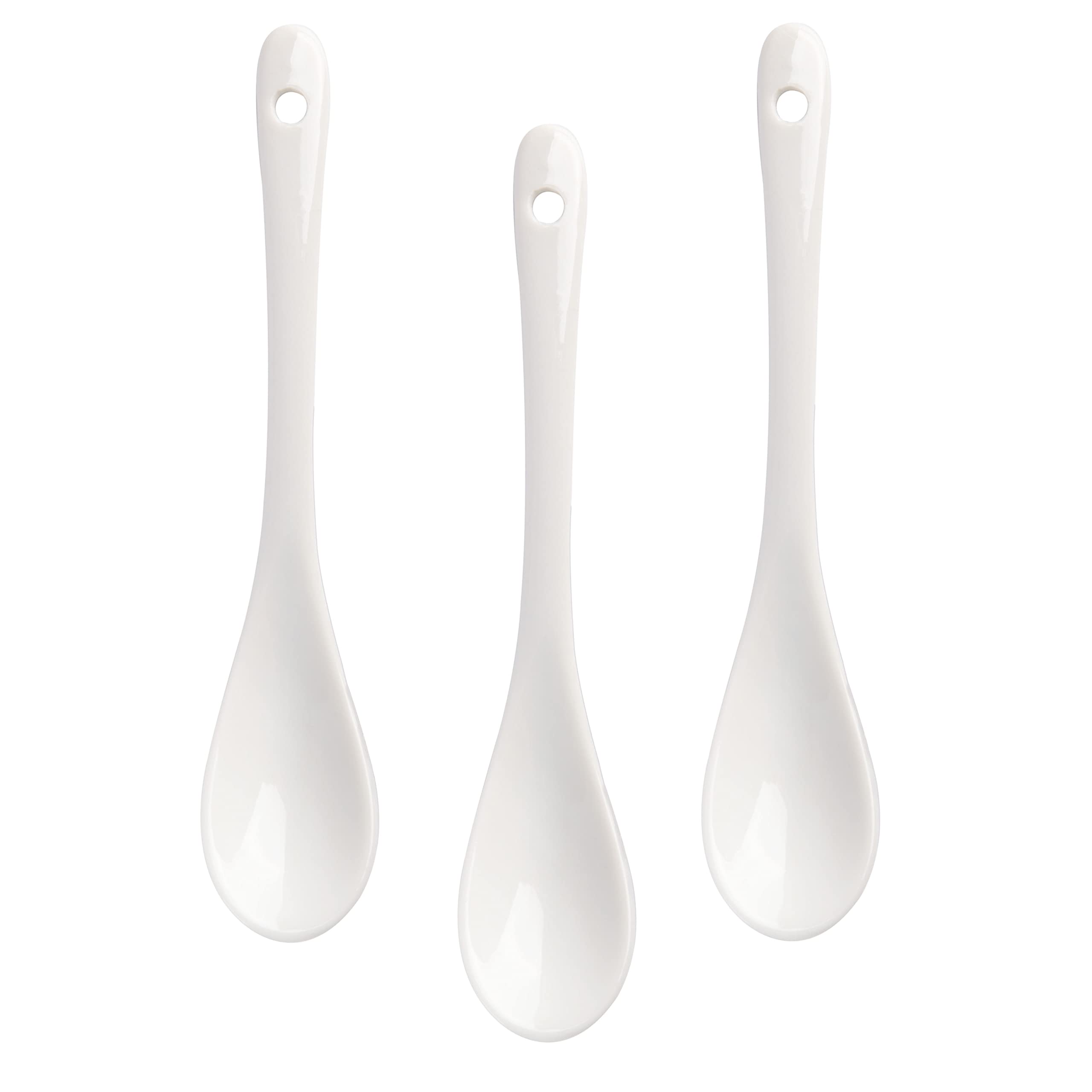 Gibson Home Gracious Dining Dinnerware, 10pc Condiment Jars w/Spoons, White