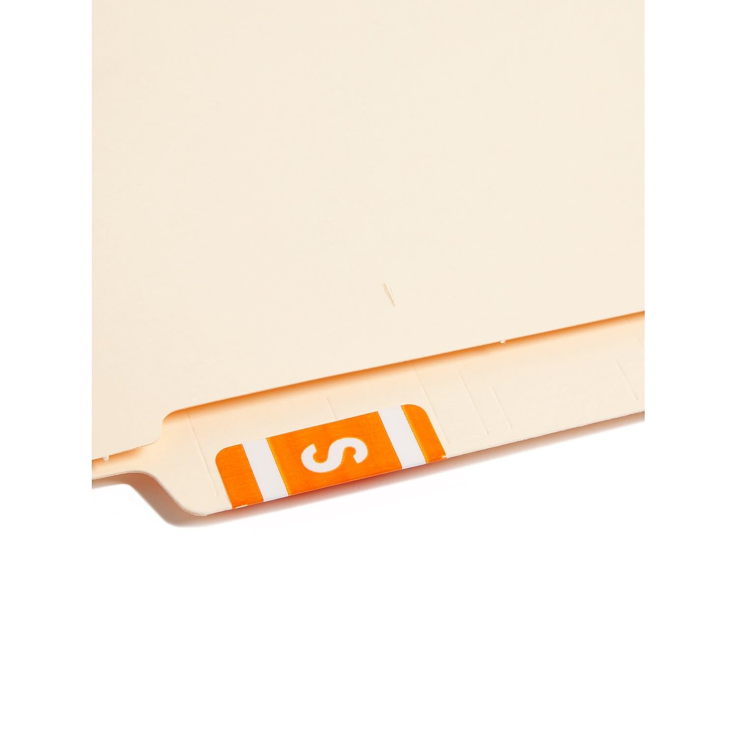 Smead AlphaZ ACCS Color-Coded Alphabetic Label, S, Orange, 100 Labels per Pack (67189)