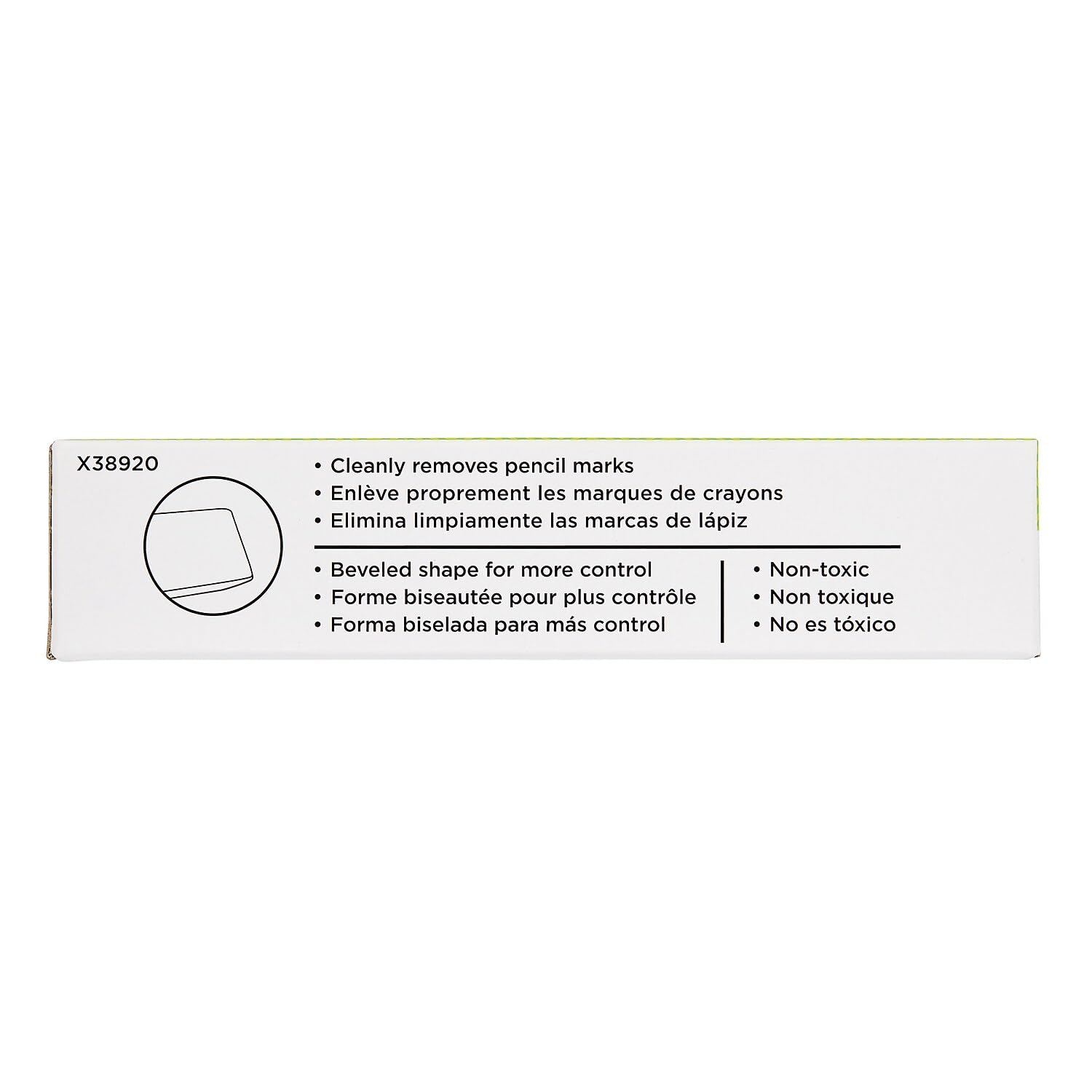Dixon Pink Carnation Block Eraser, Pink, Bulk (DIX38920)