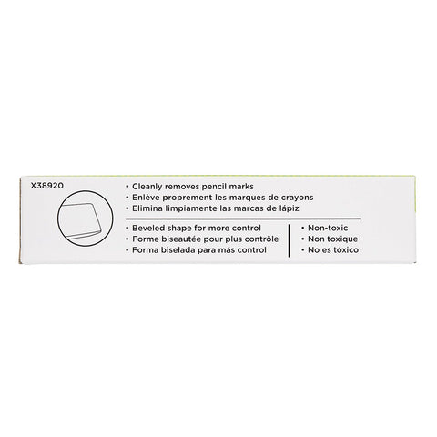 Dixon Pink Carnation Block Eraser, Pink, Bulk (DIX38920)
