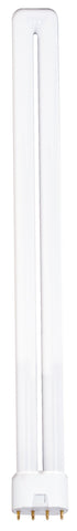 Satco S8657 3000K 18-Watt 2G11 Base T5 Long Twin 4-Pin Tube for Electronic Ballasts