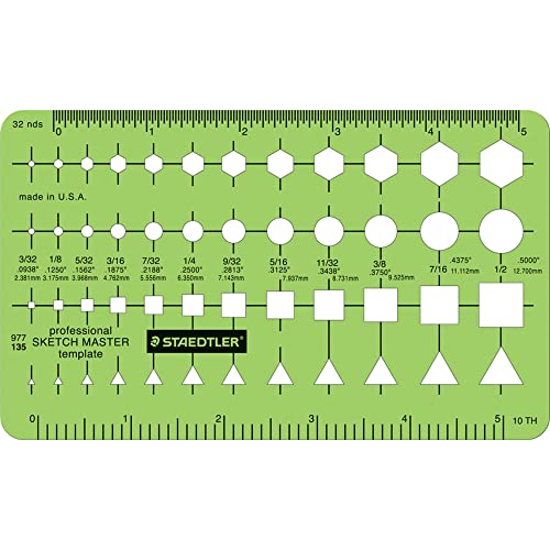 Staedtler® Mars® Template, Sketch Master