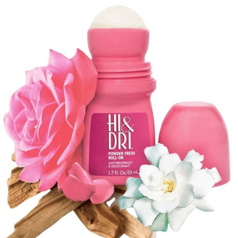 Revlon Hi & Dri Roll-On Anti-Perspirant Powder Fresh, 1.7 Ounce