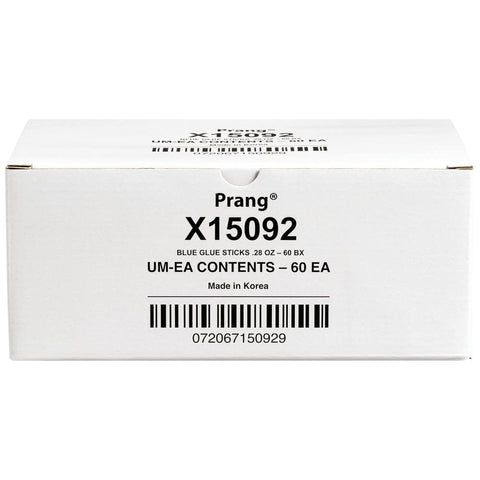Prang Washable Glue Stick, Blue, 0.28 oz., 60 Count