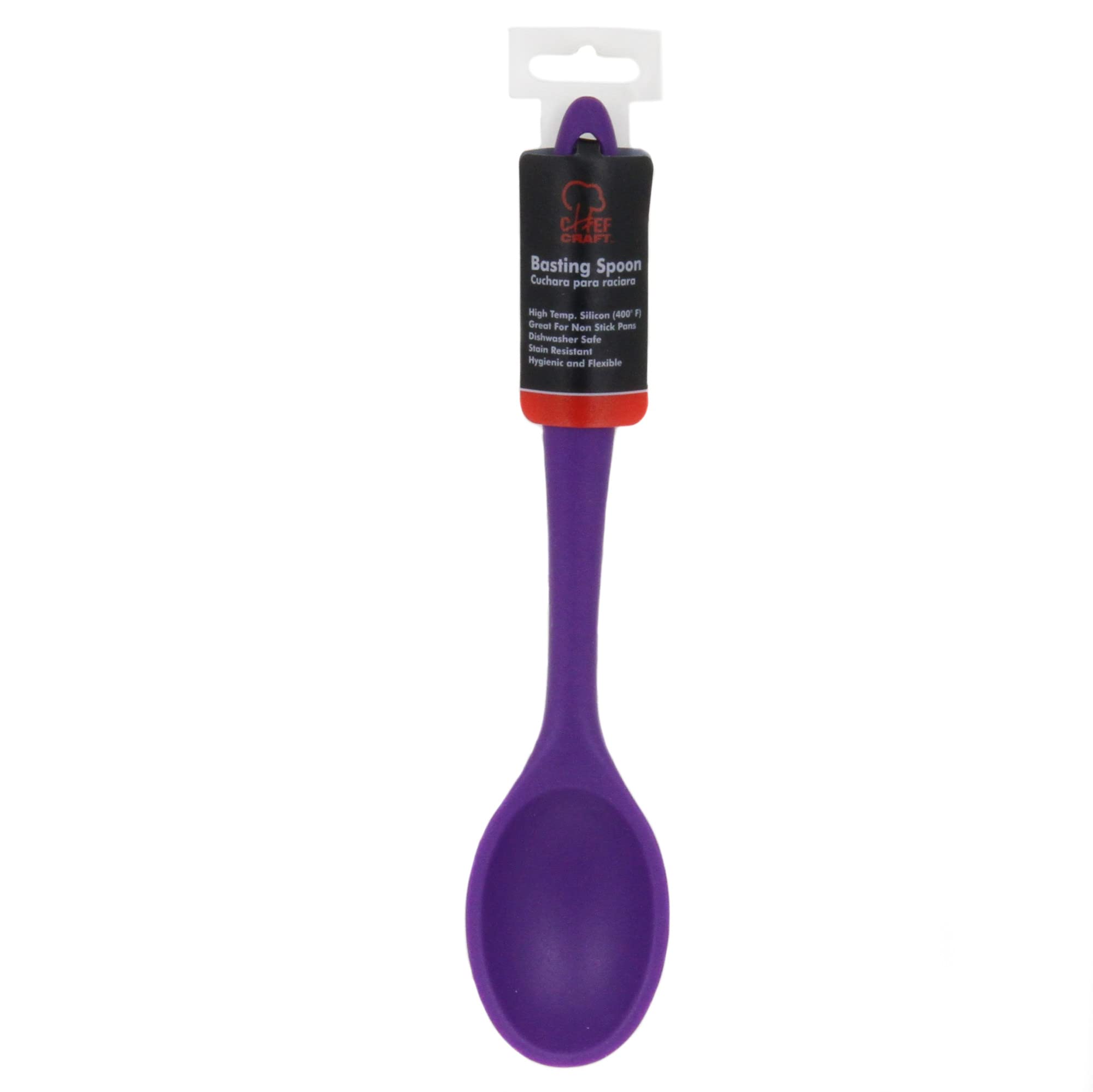 Chef Craft Premium Silicone Basting Soon, 11 Inch, Purple