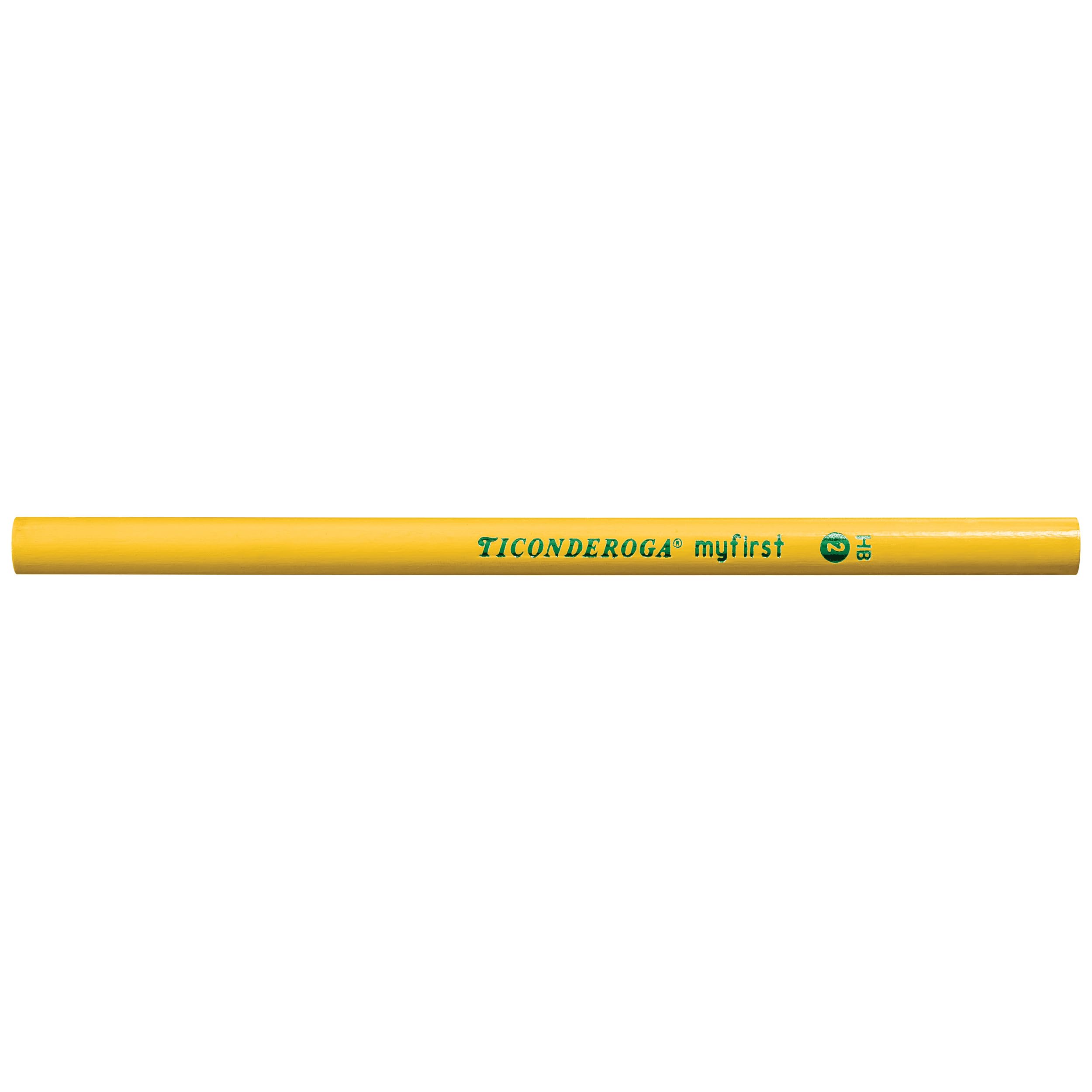 Ticonderoga Beginner Wood-Cased Pencils, 2 HB Soft, Yellow, 12 Count (X13080)