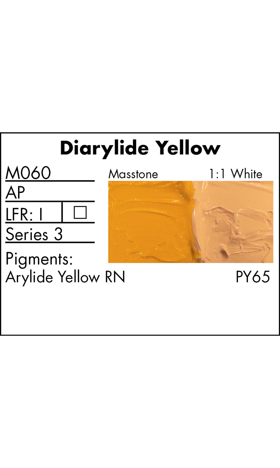 Grumbacher Max Water Miscible Oil Paint, 37ml/1.25 oz, Diarylide Yellow