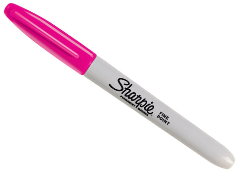 Sharpie Fine Point Permanent Markers, Magenta, 1 Count