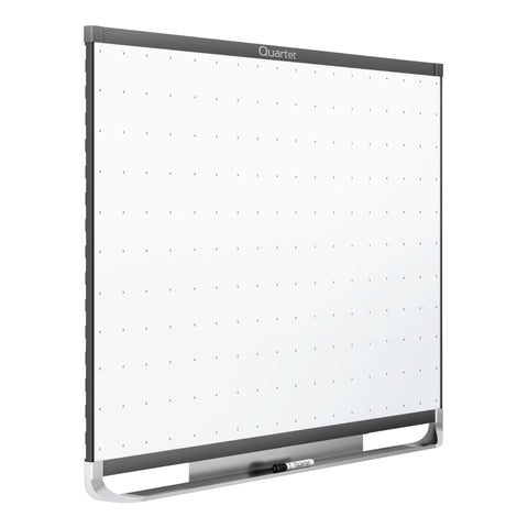 Quartet Magnetic Whiteboard, White Board, Dry Erase Board, 8' x 4', Graphite Finish Frame, Prestige 2 Total Erase (TEM548G)