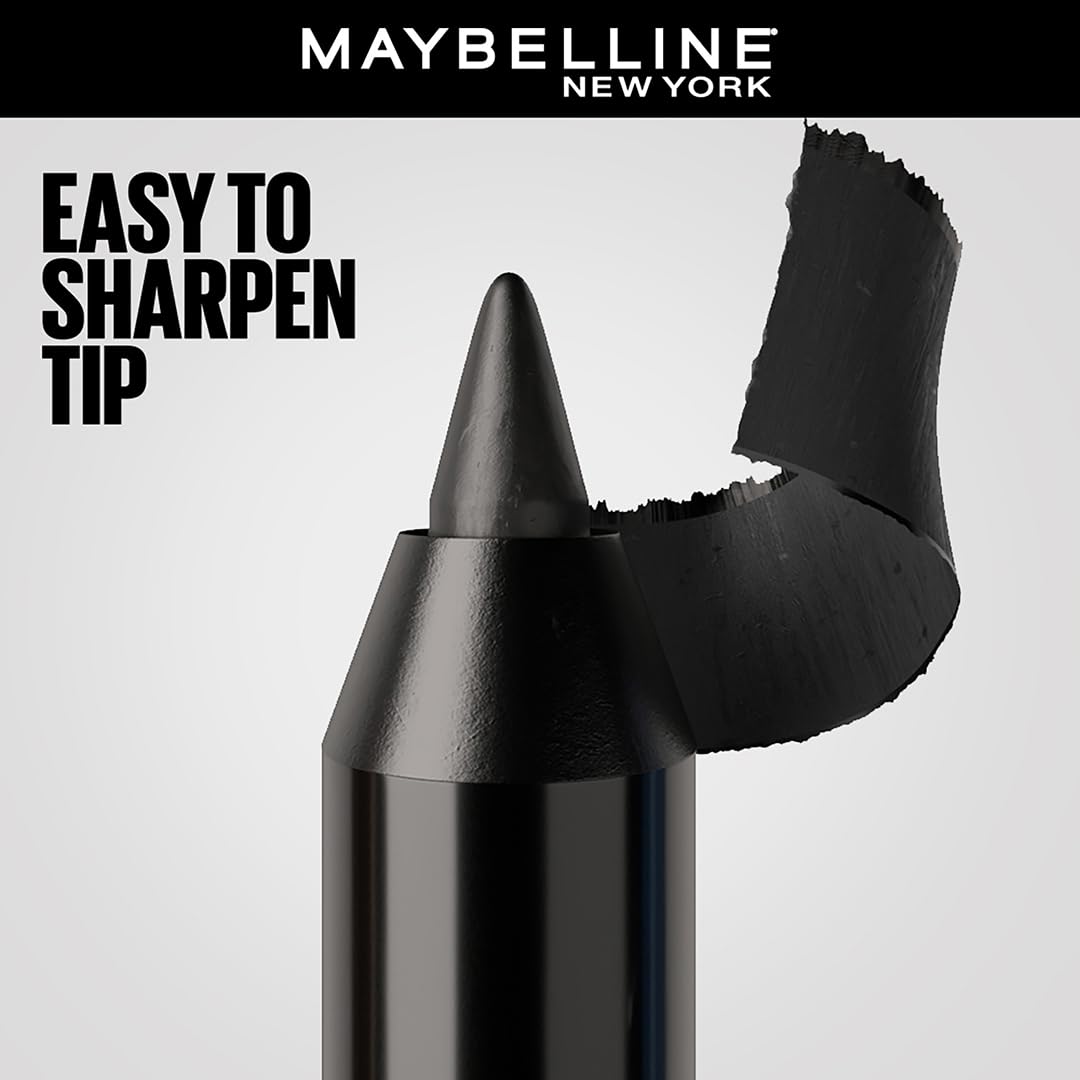 MAYBELLINE New York Tattoo Studio Long-Lasting Sharpenable Eyeliner Makeup Pencil, Glide on Smooth Gel Pigment, 36 Hour Wear, Waterproof Bronze Glitz 0.04 oz