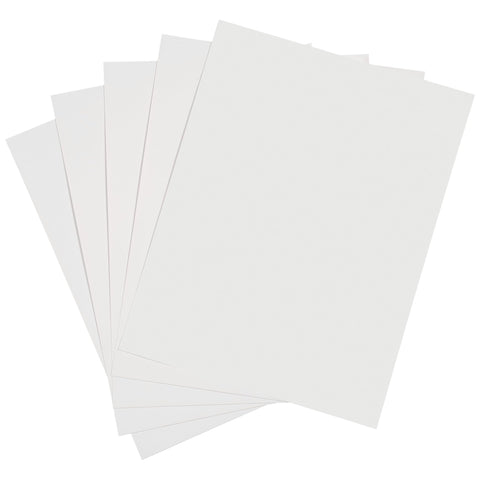GoWrite! Dry Erase Sheets, Self-Adhesive, 8-1/2" x 11", White, 5 Sheets