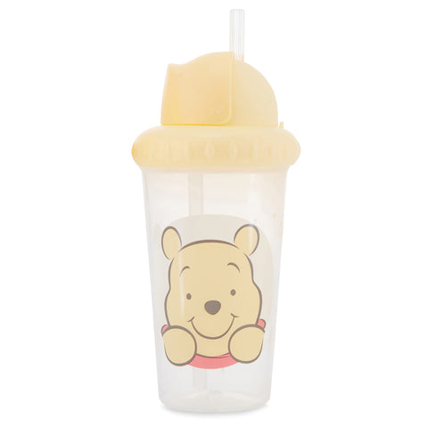 Disney Toddler Sippy Cups for Boys and Girls | 10 Ounce Sippy Cup Pack of Two with Straw and Lid | Durable Blue Leak Proof Travel Water Bottle for Toddlers