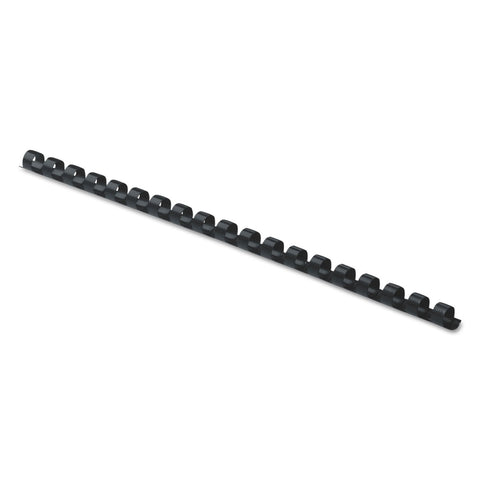 Fellowes 1/4in Black Binding Combs (25 Pack)