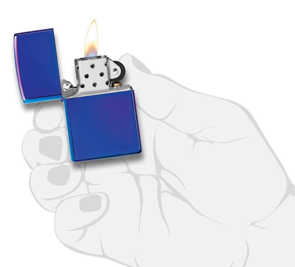 Zippo Classic High Polished Indigo Pocket Lighter