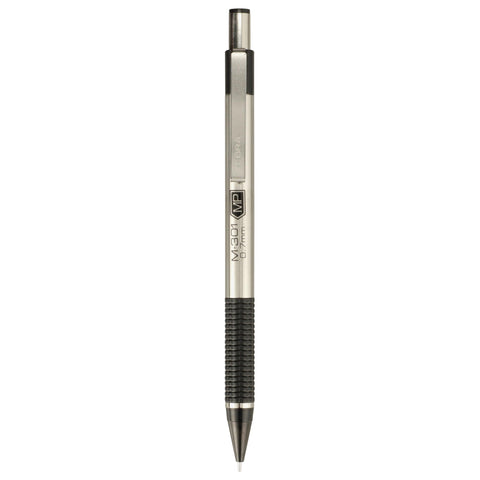 Zebra Pen, M-301 Mechanical Pencil, 0.7mm Point, Stainless Steel Barrel, Textured Grip, Smooth Writing Performance, Refillable, STEEL Series, 10-Count, (54319)