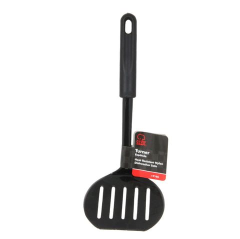 Chef Craft Select Nylon Jumbo Turner, 12 inch, Black
