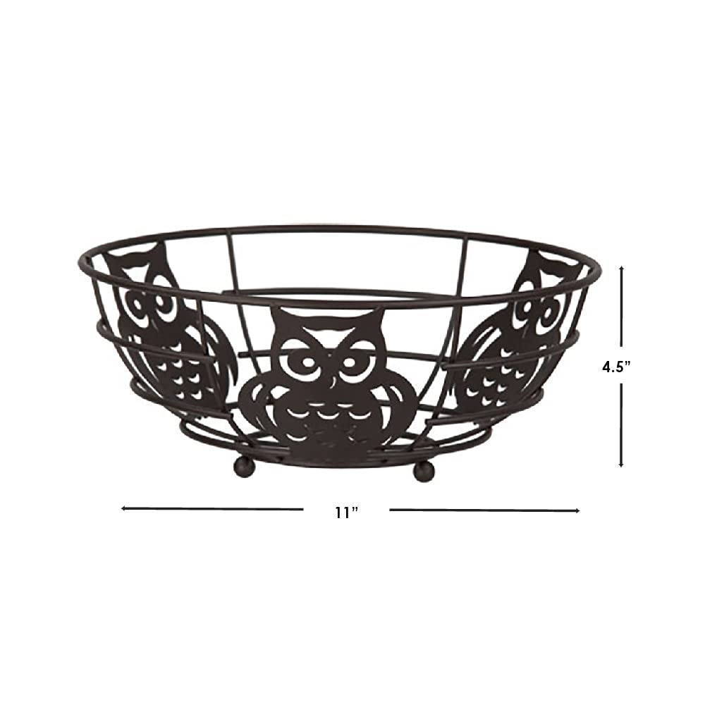 Home Basics Owl Fruit Bowl