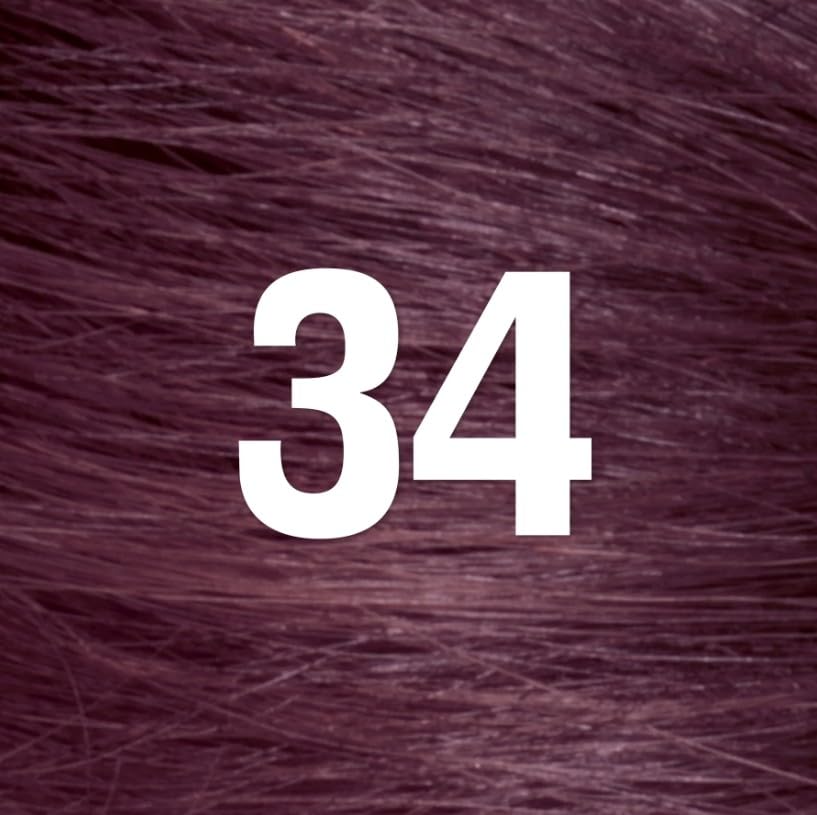 Revlon ColorSilk Hair Color 34 Deep Burgundy 1 Each (Pack of 6)