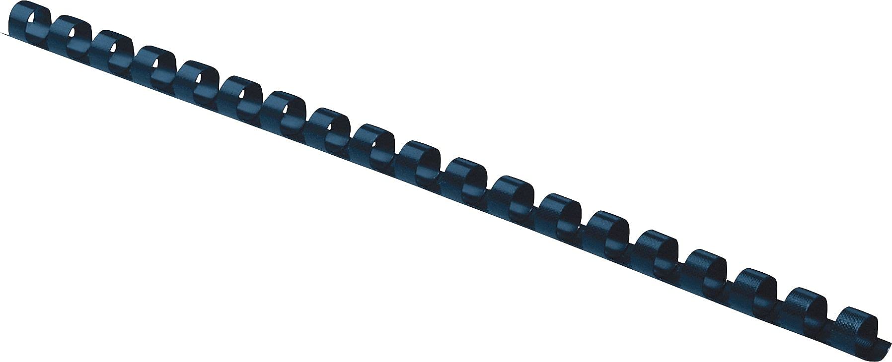 Fellowes 52502, Plastic Combs - Round Back, 1/4", 100 pack, Navy
