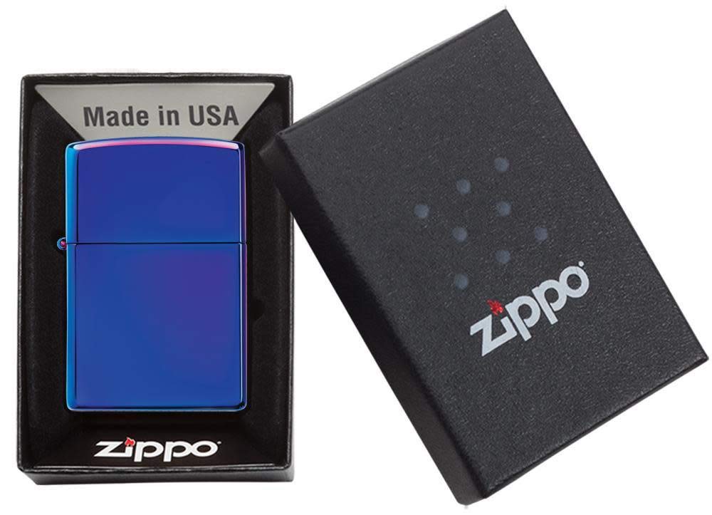 Zippo Classic High Polished Indigo Pocket Lighter