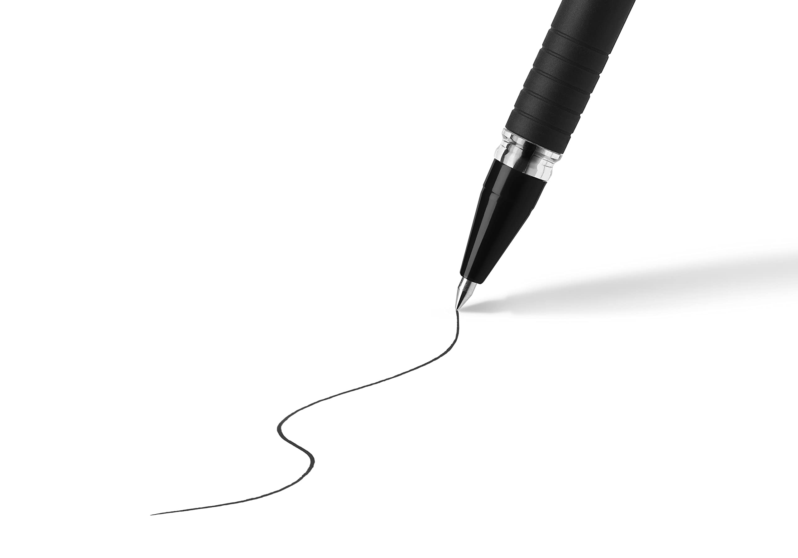 BIC Gel-ocity Smooth Stic Gel Pen, Medium Point (0.7mm), Black Ink, 8-Count, Vibrant and Smooth Gel Ink Pens