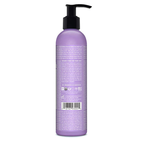 Dr. Bronner's Organic Lotion (Lavender Coconut, 8 Ounce) - Organic Moisturizer for Hands, Face & Body- Vegan, Non-GMO