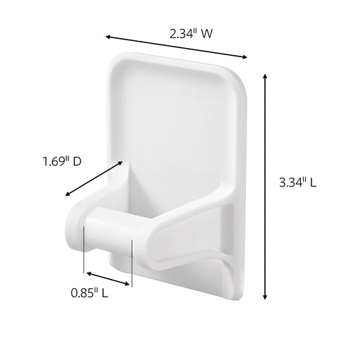 Command Spray Bottle Hangers, Holds up to 32 fl oz, 2 Hangers with 4 Strips, Damage-Free Spray Bottle Holder Wall Mount to Cabinet, Kitchen, or Under Sink