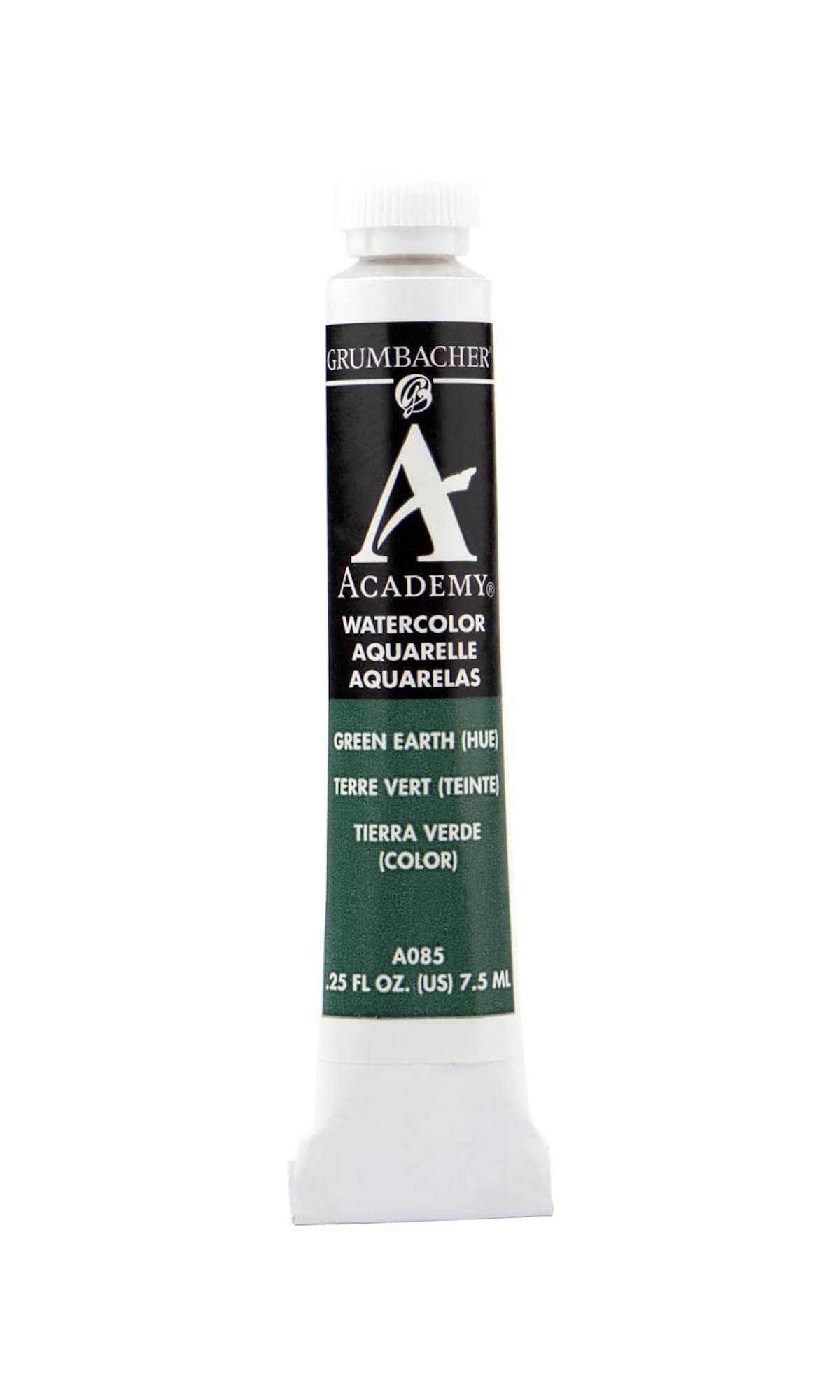 Grumbacher Academy Watercolor Paint, 7.5ml/0.25 Ounce, Green Earth Hue (A085)