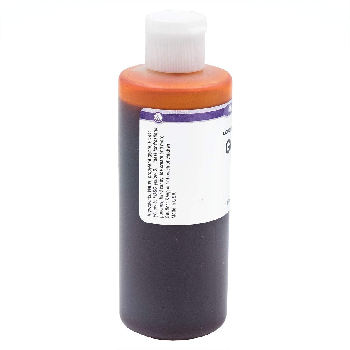 LorAnn Gold Liquid Food Color, 4 ounce squeeze bottle