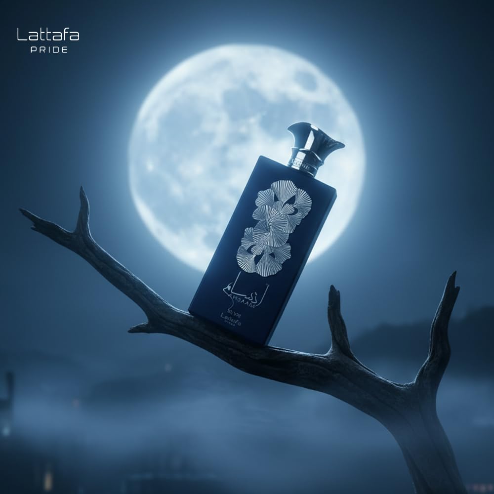 Lattafa Ansaam Silver Eau De Parfum Spray for Unisex, 3.4 Ounce