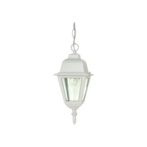 Nuvo Lighting 60/487 Traditional One Light Hanging Lantern from Briton collection in White finish
