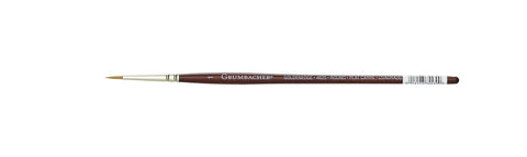 Grumbacher Goldenedge Golden Toray Round Watercolor Brush, Synthetic Bristles, Size 1 (4620.1)