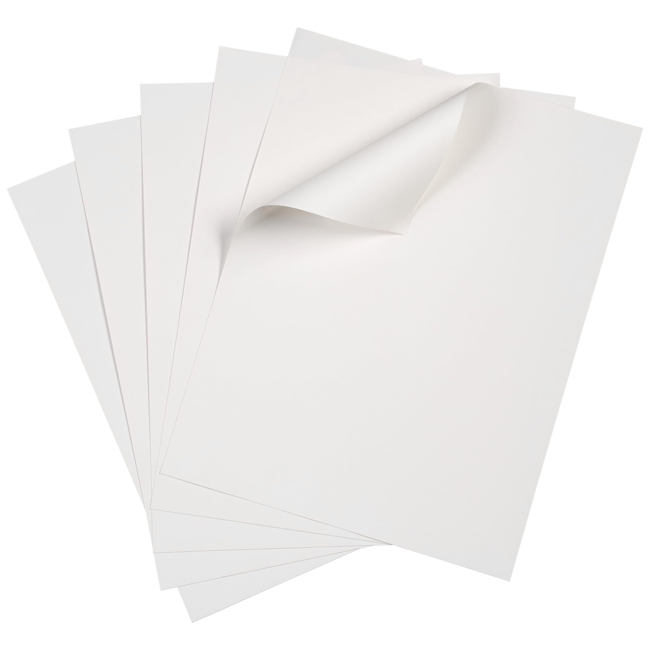 GoWrite! Dry Erase Sheets, Self-Adhesive, 8-1/2" x 11", White, 5 Sheets