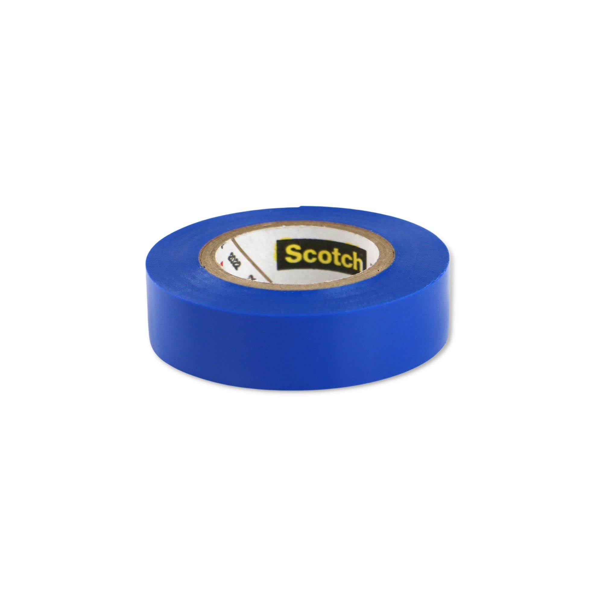 3M Scotch Vinyl Color Coding Electrical Tape 35, 1/2 in x 20 ft, 1 Short Roll, White, CSA Certified, UL Listed, Professional Grade, 7 mil Thick, Flame Retardant