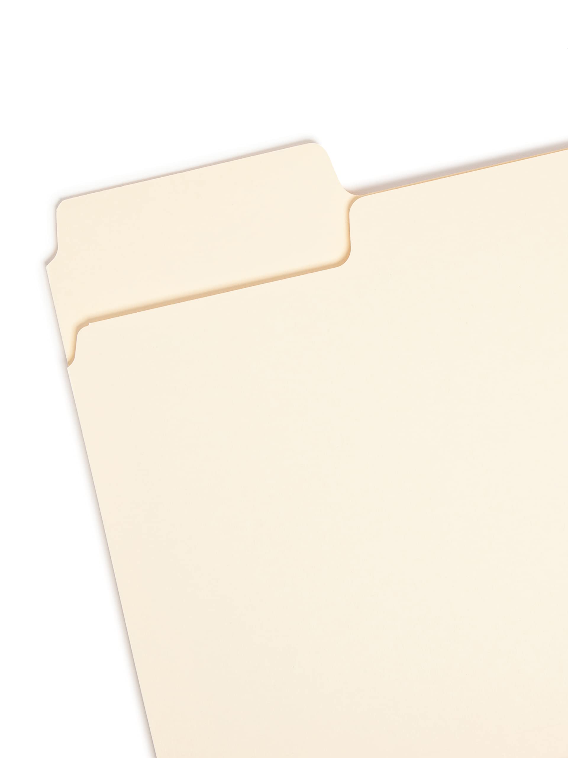 Smead SuperTab File Folder, Oversized 1/3-Cut Tab, Letter Size, Manila, 24 Per Pack (11920)