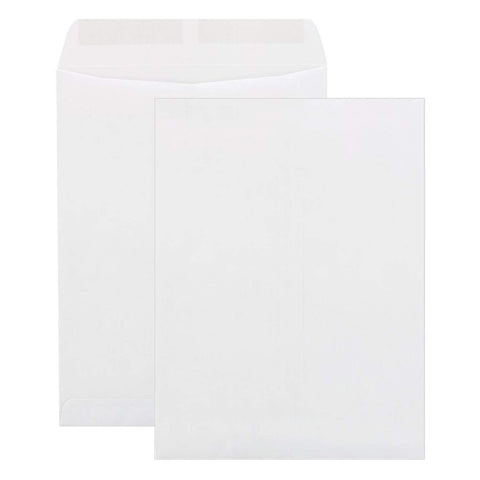 Mead Catalog Mailing Envelope, Gummed Seal, 10" x 13", White, 250/Box (CO642)