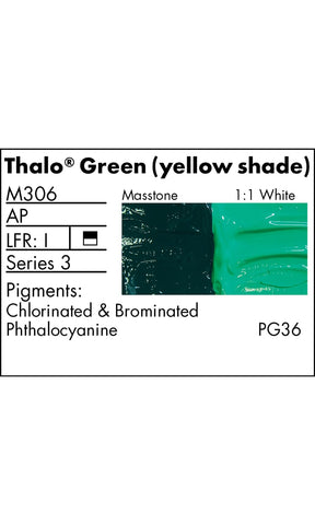Grumbacher Max Water Miscible Oil Paint, 37ml/1.25 oz, Thalo Green (Yellow Shade)