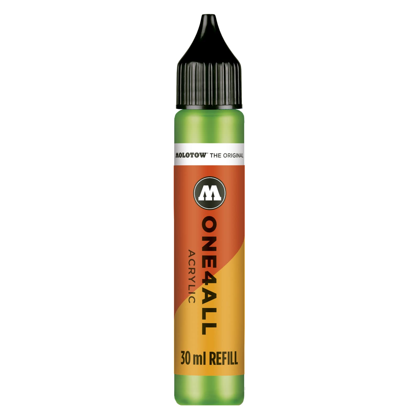 Molotow ONE4ALL Acrylic Paint Refill, For Molotow ONE4ALL Paint Marker, Universes Green, 30ml Bottle, 1 Each (693.222)