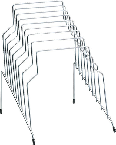 Fellowes Wire Step File Organizer, 8 Sections, 10.12 x12.12 x 11.87 Inches, Silver (72604)