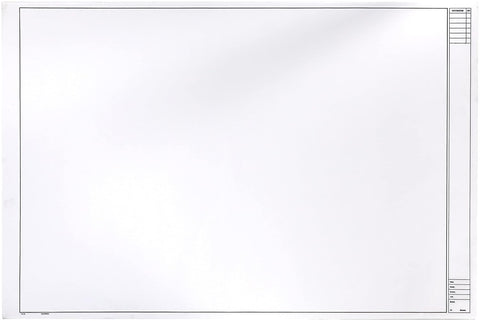 Clearprint 24" x 36" 1000H Design Vellum Sheets with Architect Title Block, 16 lb., 100% Cotton, 10 Sheets Per Pack, 1 Each