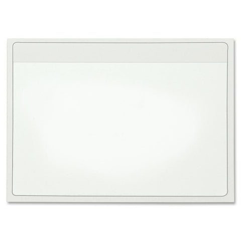 Cardinal HOLDit! Self-Adhesive 4 x 6-Inch Index Card Pockets, Clear, 100 per Pack (21160CB)