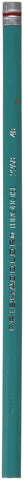 Prismacolor Turquoise Drawing Pencil, 2 Mm, 4b, Black Lead, Turquoise Barrel, Dozen
