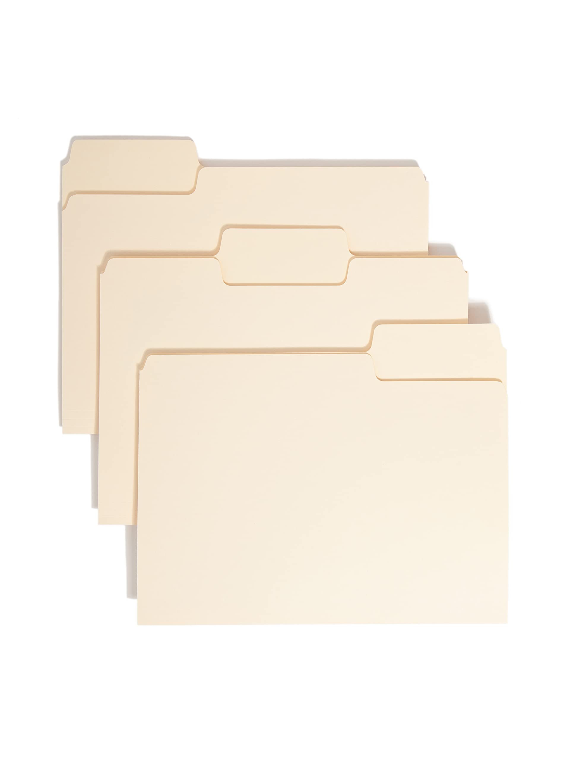 Smead SuperTab File Folder, Oversized 1/3-Cut Tab, Letter Size, Manila, 24 Per Pack (11920)