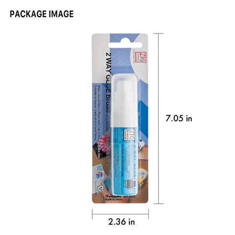 KURETAKE ZIG CORPORATION Zig 2-Way Glue Pen 2P, Jumbo Tip
