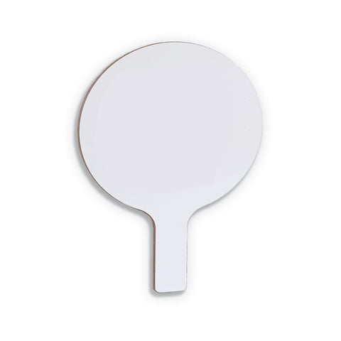 Flipside Products Mini Dry Erase Answer Paddle - Class(FLP10036), White, Pack of 12, 5 x 9
