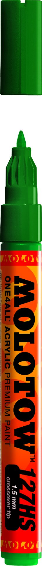 MOLOTOW ONE4ALL Acrylic Paint Marker, 1.5mm, Mister Green, 1 Each (127.409)